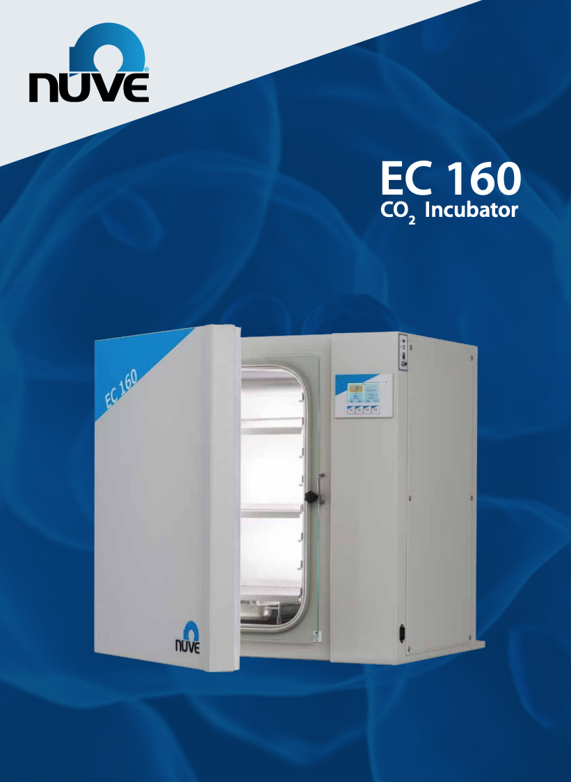 Catálogo - NUVE EC 160, CO2 Incubator